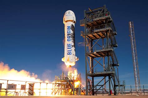 Amazon’s Jeff Bezos Reaches Space on Blue Origin’s First Manned Launch