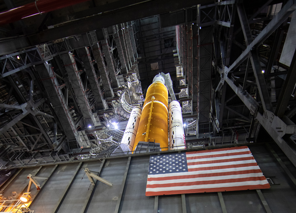 NASA’s Big, New Moon Rocket Set for Rollout to Florida Launch Pad