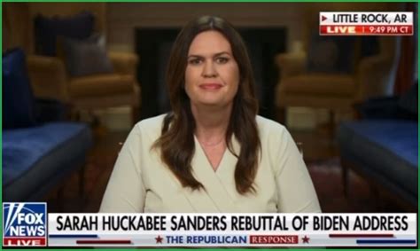 Freedom vs. ‘More Government Control’: Gov. Sanders Delivers GOP Rebuttal to Biden’s State of the Union